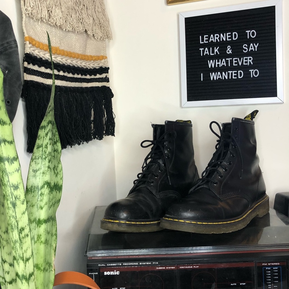 Dr. Marten 1460 Smooth Black Size US 12 Air Wair